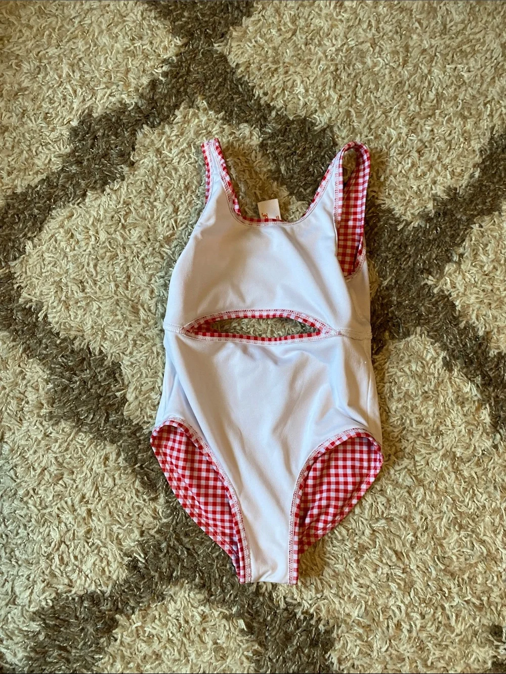 Girls Gingham swimsuit
